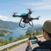 foozac2025 New Children's drone high-definition dual-camera aerial photography educational little boy remote control flying toy details Picture